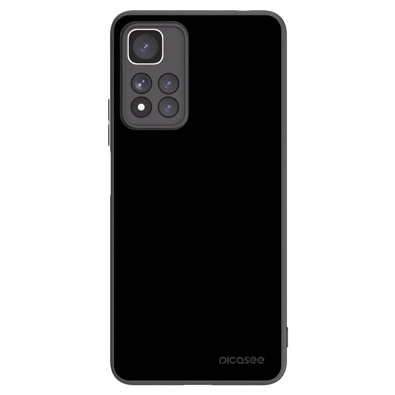 Picasee crna silikonska maskica za Xiaomi Redmi Note 11 Pro+ 5G - Black Bliss