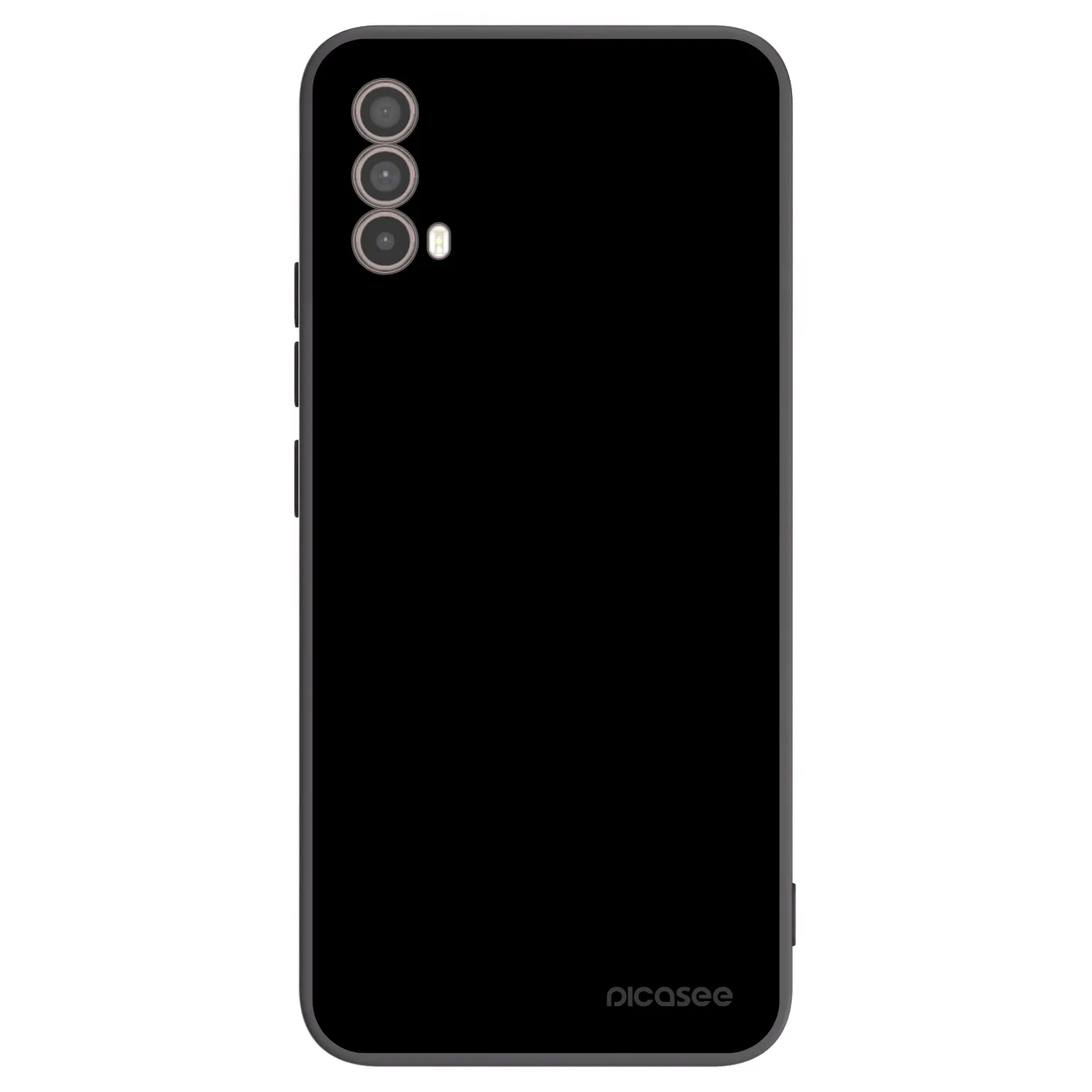 Picasee crna silikonska maskica za Motorola Moto E40 - Black Bliss