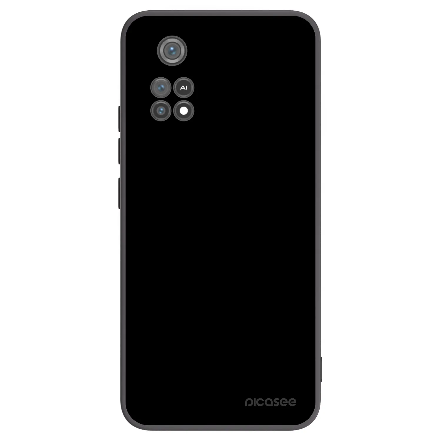 Picasee crna silikonska maskica za Xiaomi Poco M4 Pro - Black Bliss