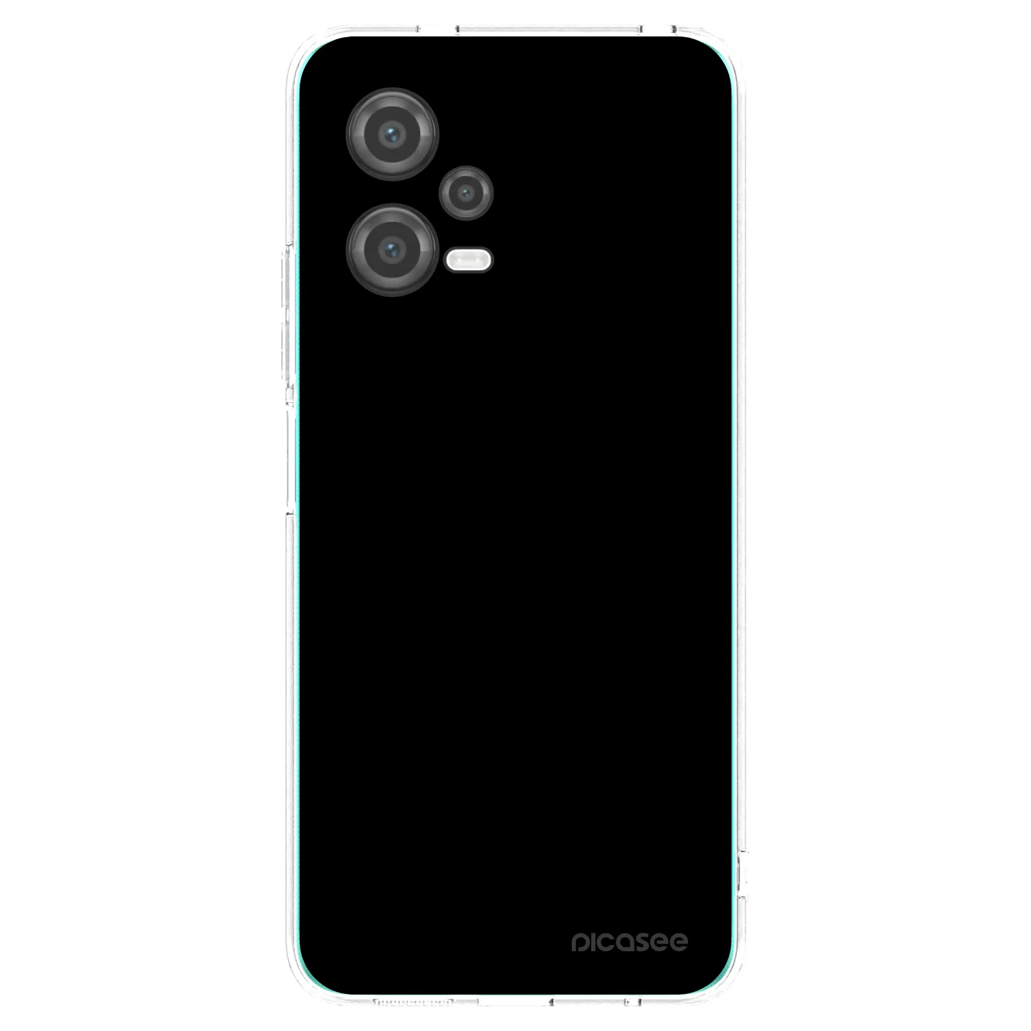 Picasee silikonska prozirna maskica za Xiaomi Poco X5 - Black Bliss