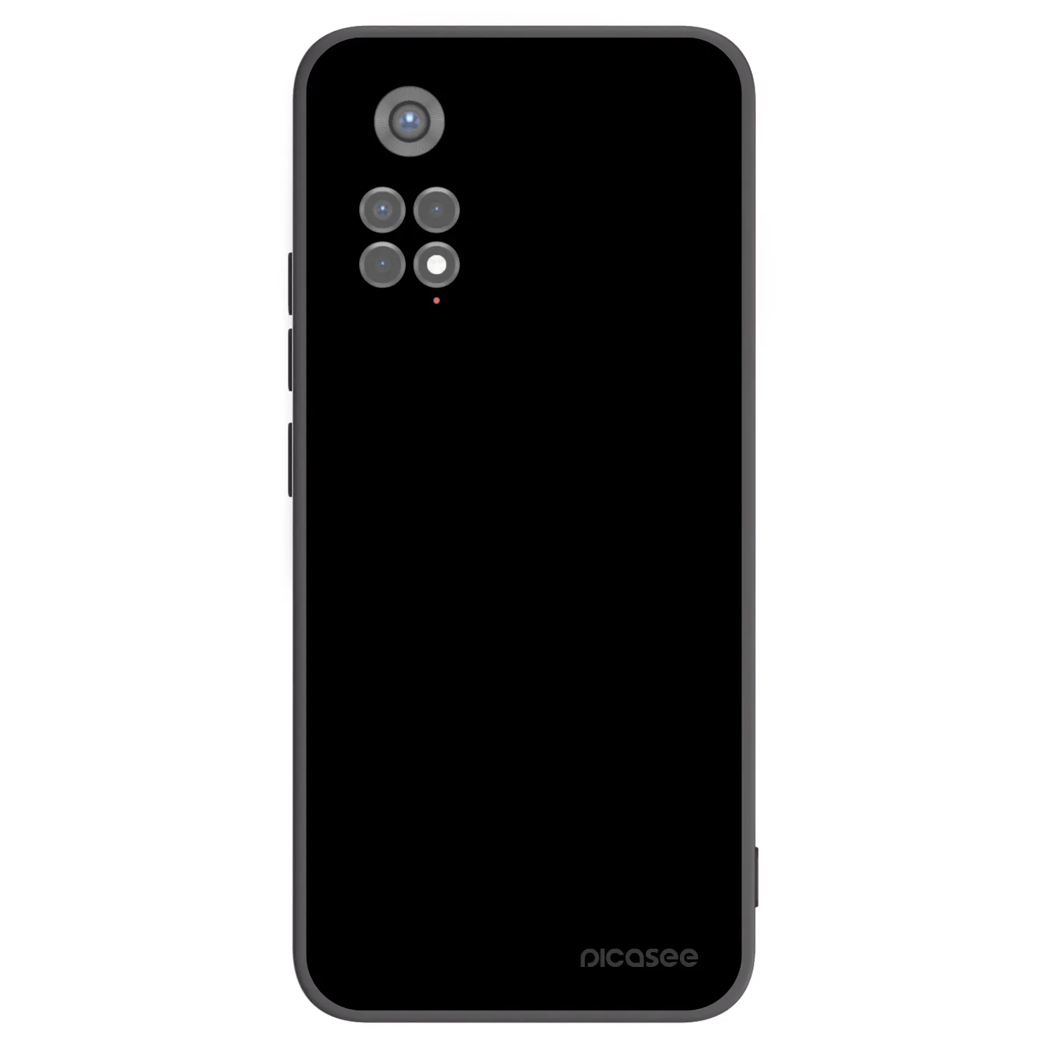 Picasee crna silikonska maskica za Xiaomi Redmi Note 11S 5G - Black Bliss