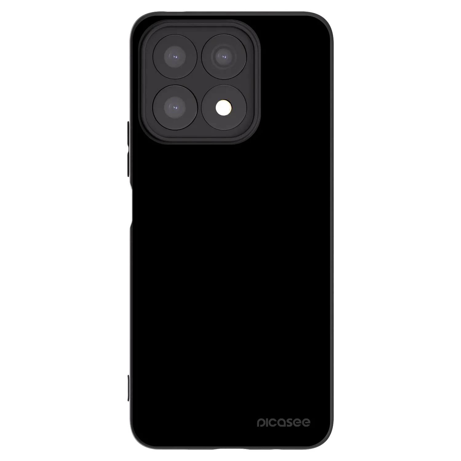 Picasee crna silikonska maskica za Honor X8a - Black Bliss