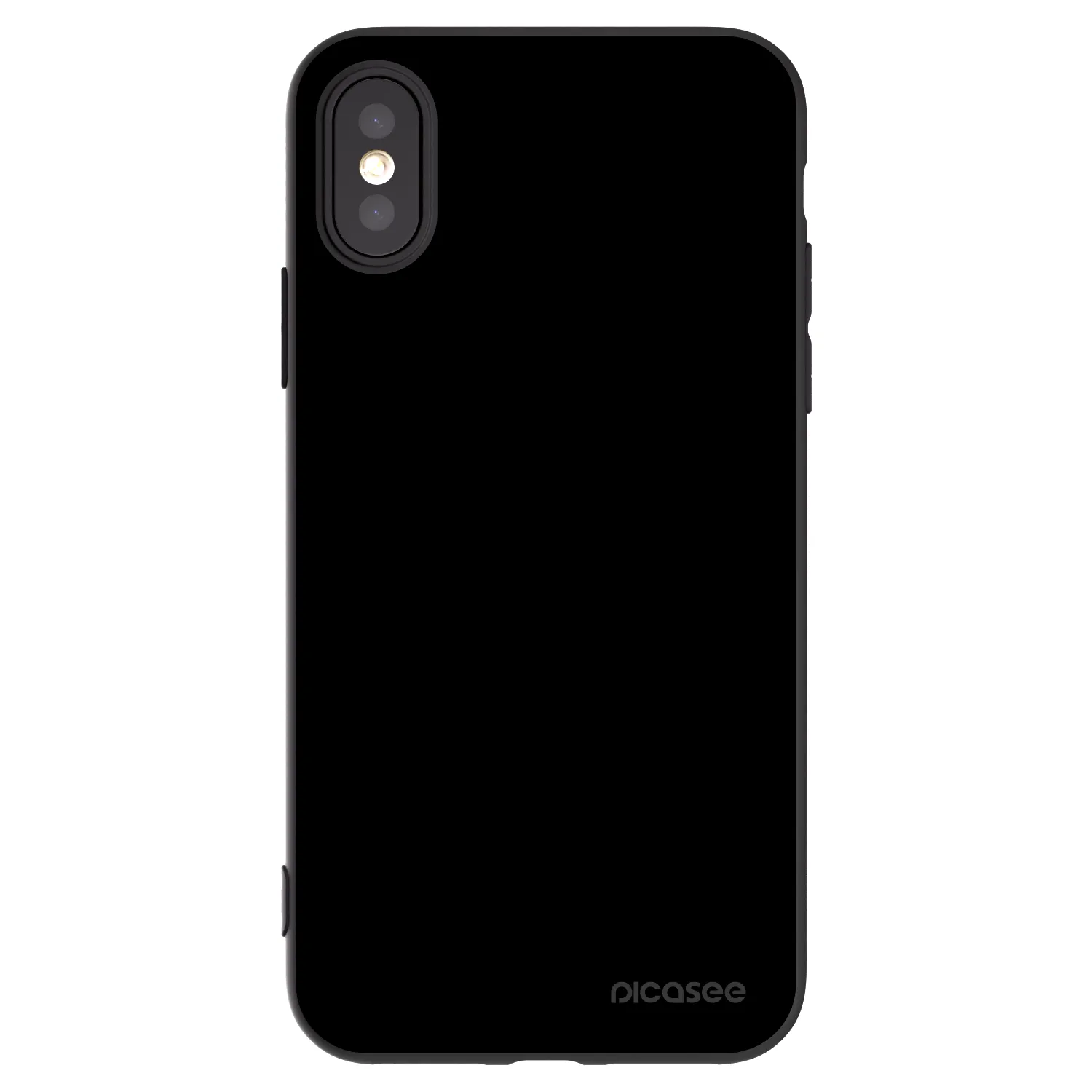 Picasee crna silikonska maskica za Apple iPhone X/XS - Black Bliss