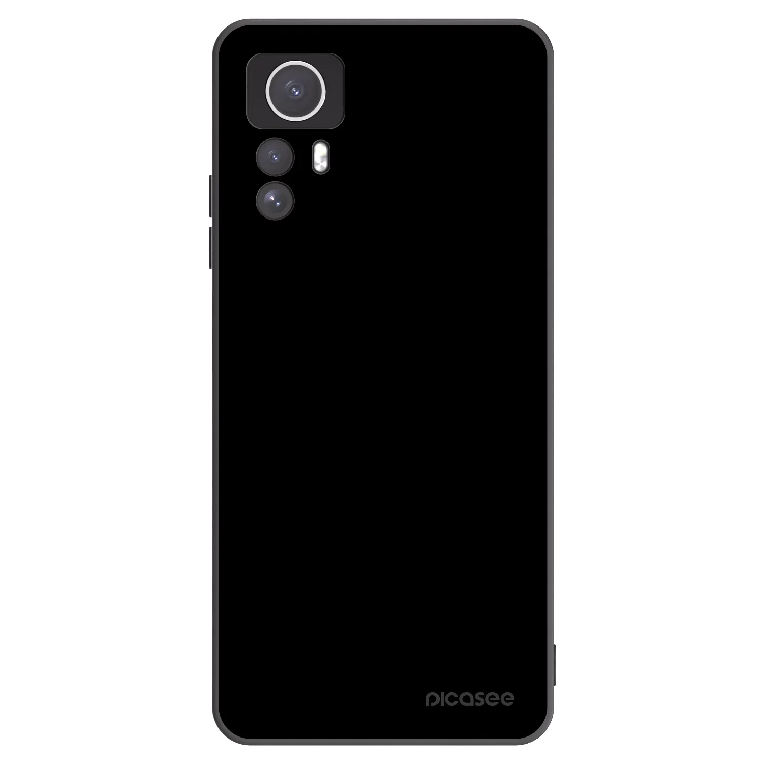 Picasee crna silikonska maskica za Xiaomi Redmi Note 12S - Black Bliss