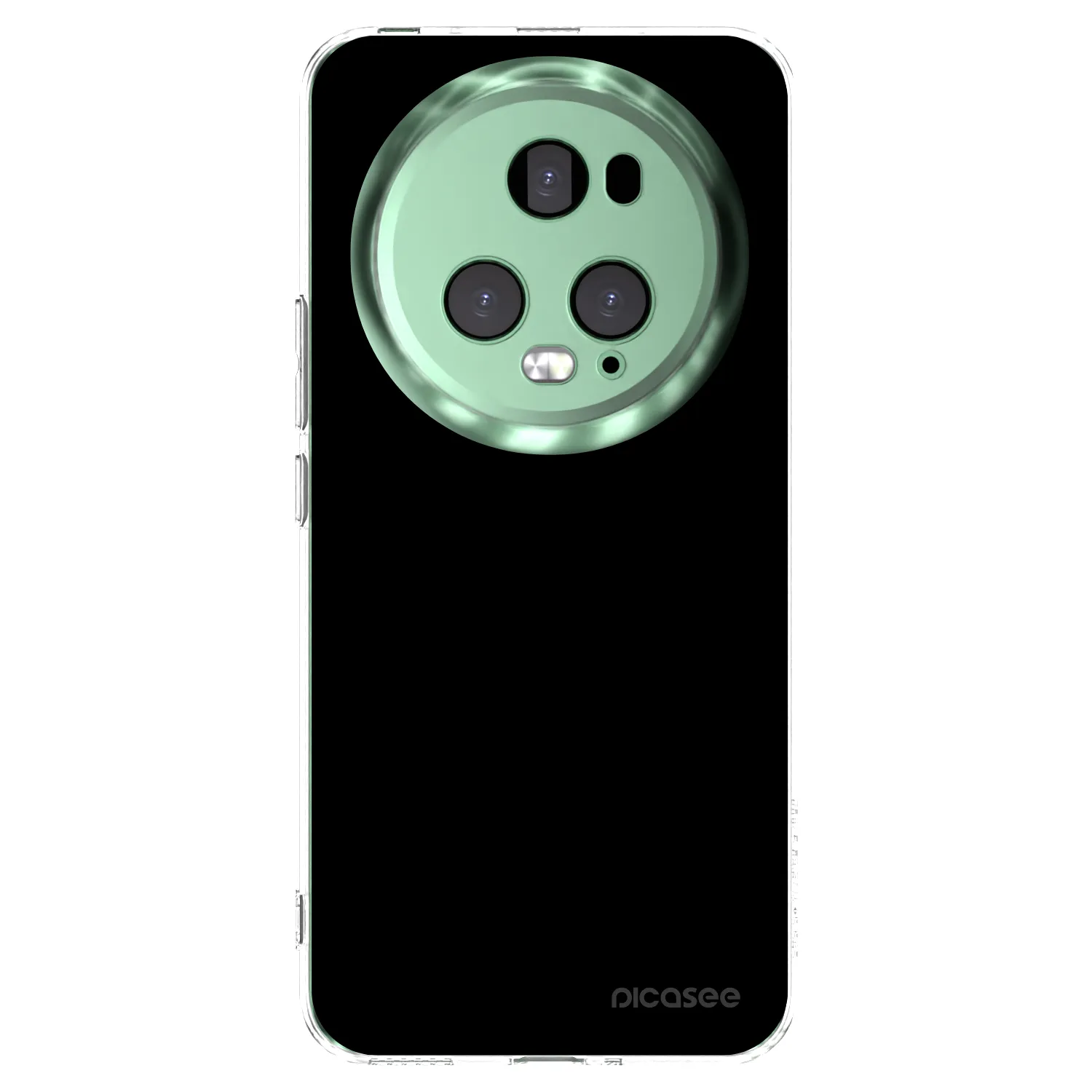 Picasee silikonska prozirna maskica za Honor Magic5 Pro - Black Bliss