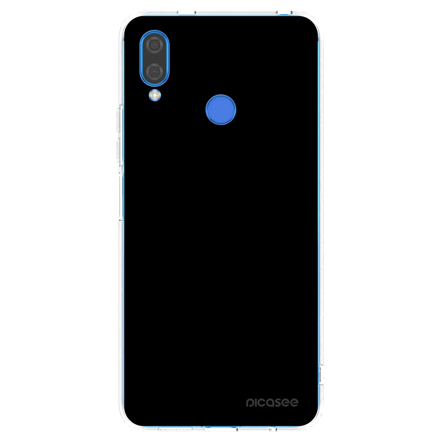 Picasee silikonska prozirna maskica za Huawei Nova 3 - Black Bliss