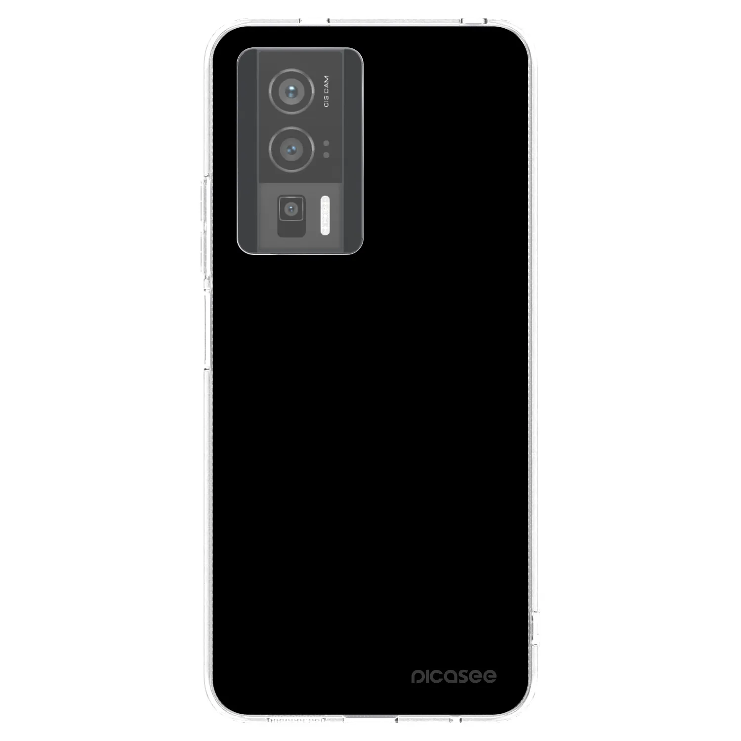 Picasee silikonska prozirna maskica za Xiaomi Poco F5 Pro 5G - Black Bliss