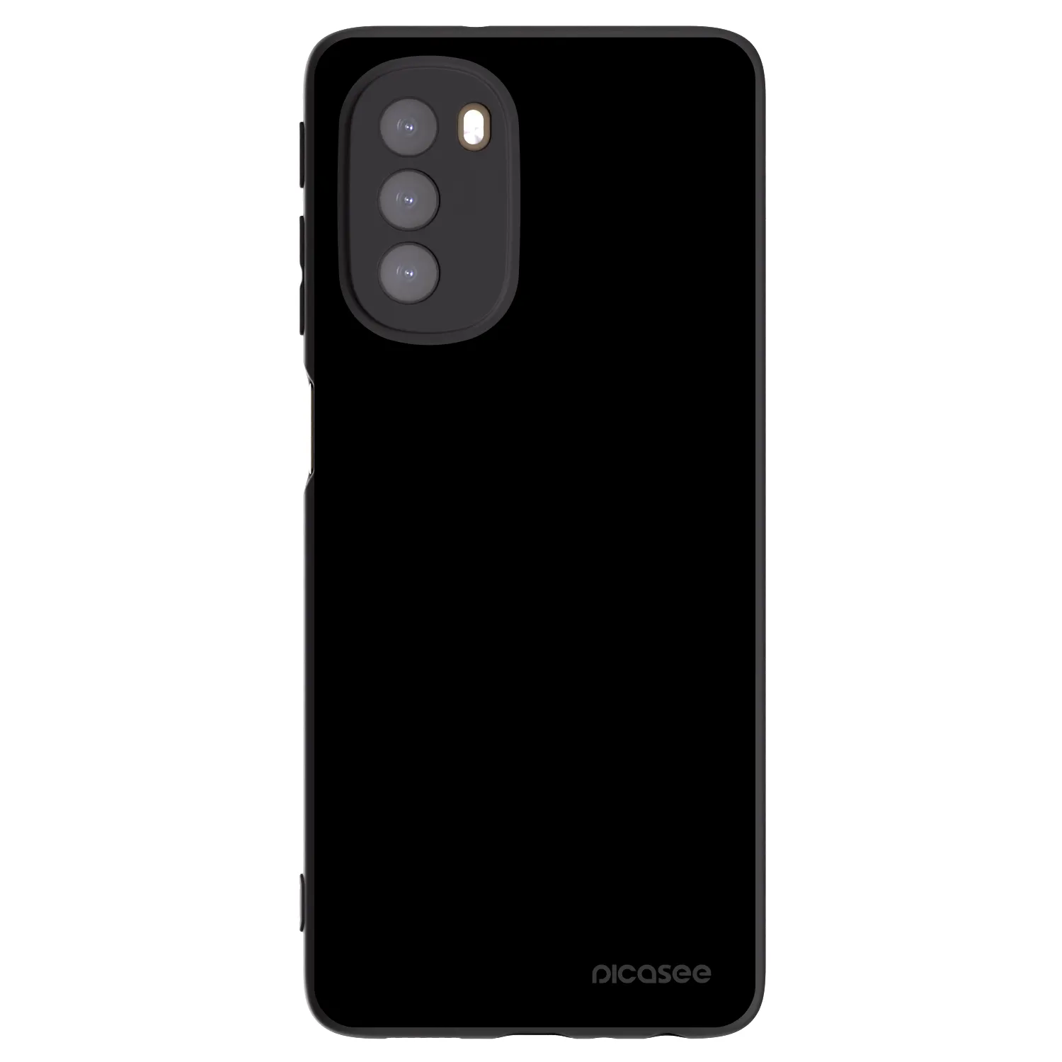Picasee crna silikonska maskica za Motorola Moto G51 - Black Bliss
