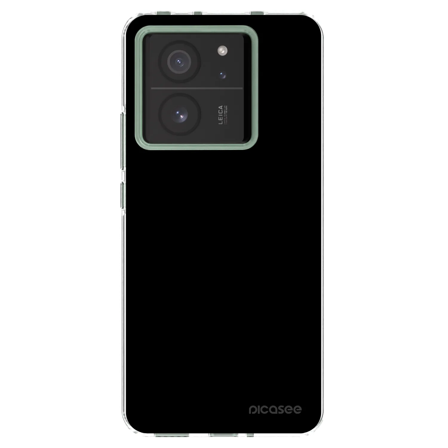Picasee silikonska prozirna maskica za Xiaomi 13T - Black Bliss