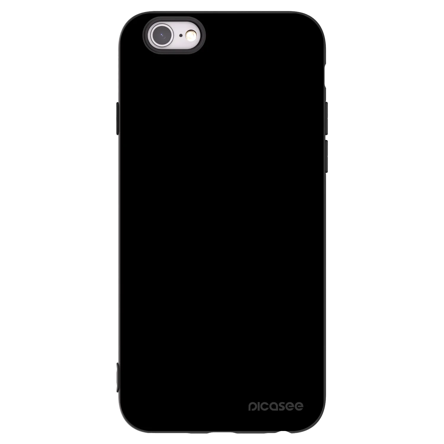 Picasee crna silikonska maskica za Apple iPhone 6/6S - Black Bliss