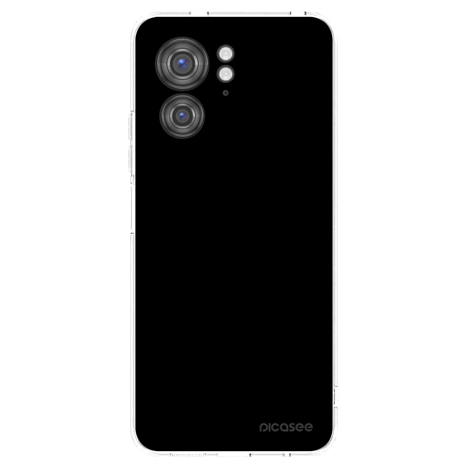 Picasee silikonska prozirna maskica za Motorola Edge 40 - Black Bliss