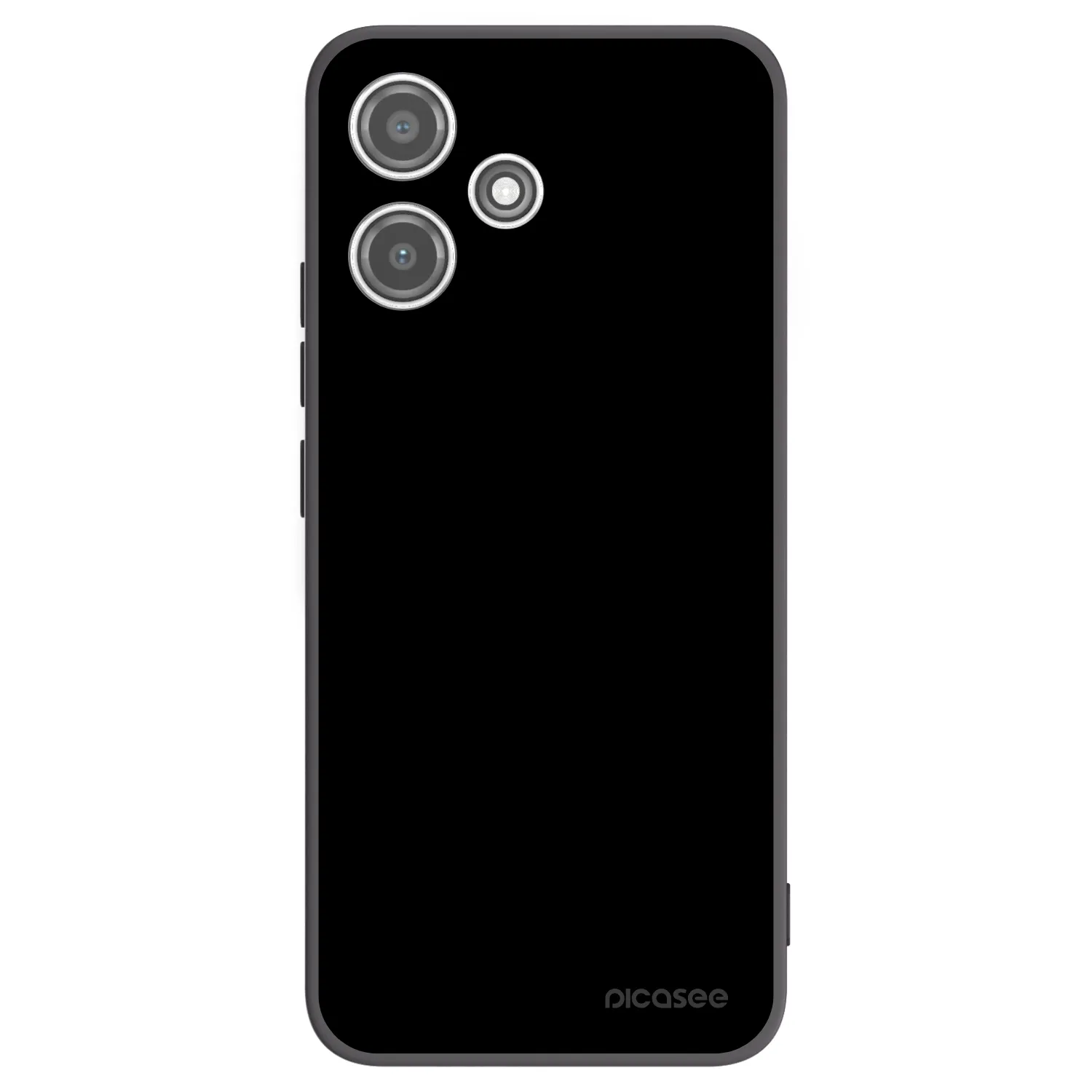 Picasee crna silikonska maskica za Xiaomi Redmi 12 5G - Black Bliss