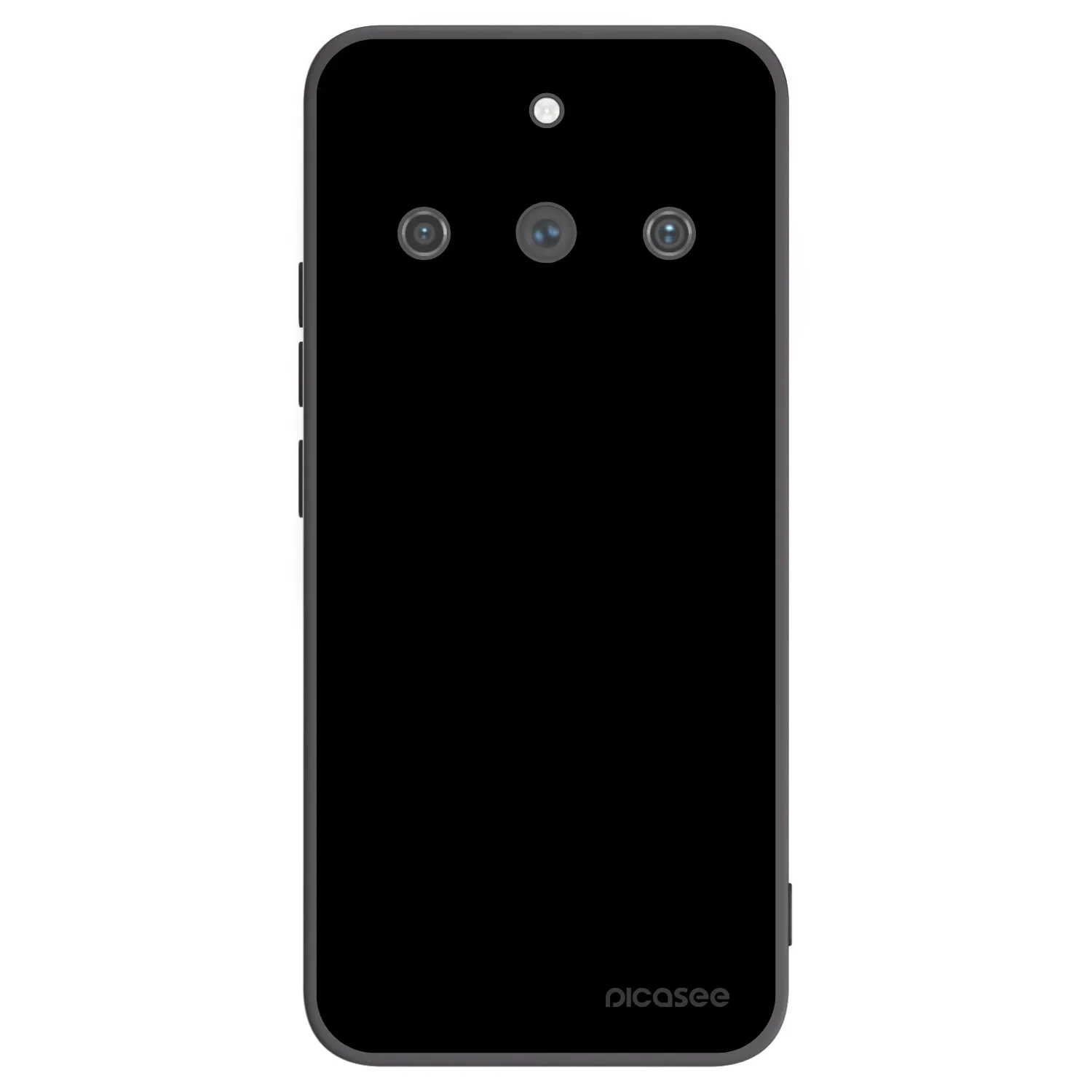 Picasee crna silikonska maskica za Realme 11 Pro+ - Black Bliss