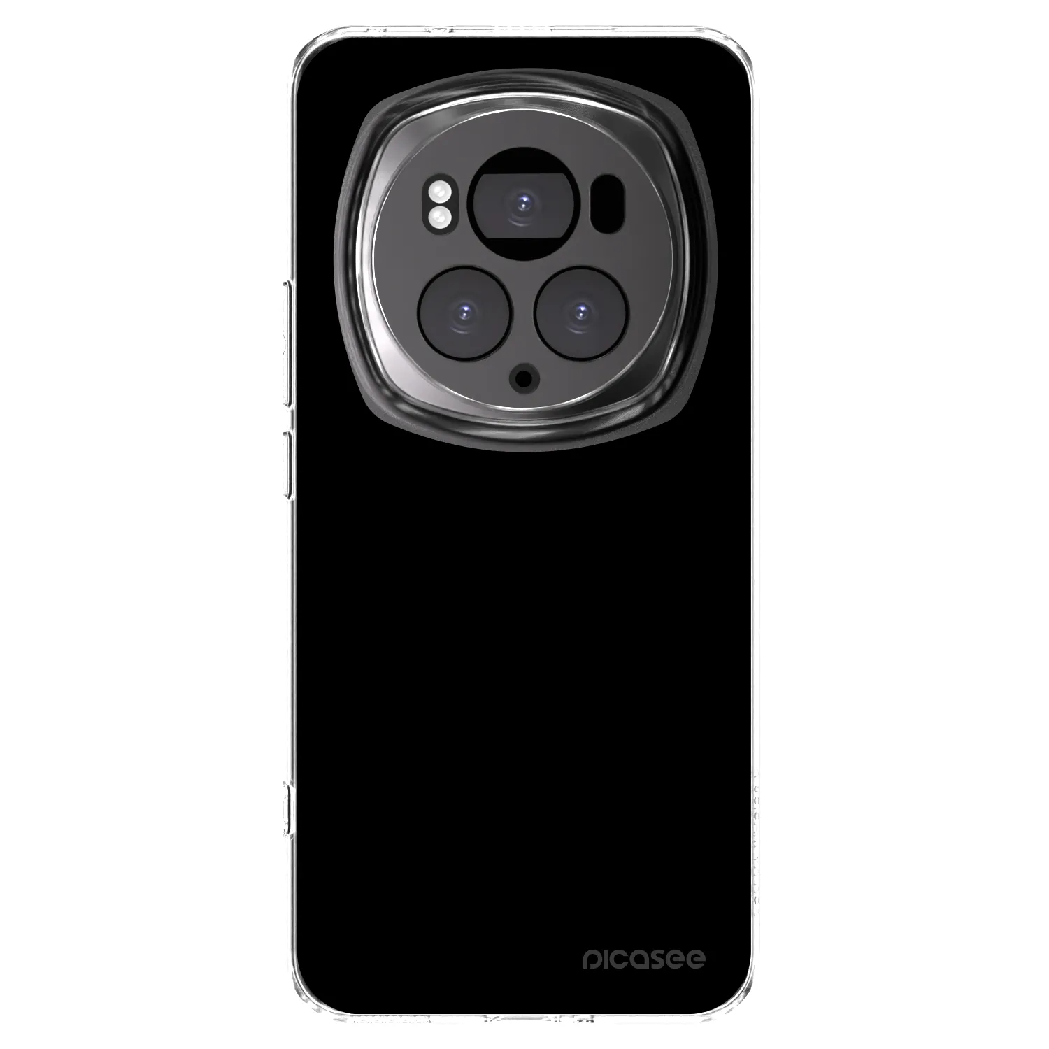 Picasee silikonska prozirna maskica za Honor Magic6 Pro - Black Bliss