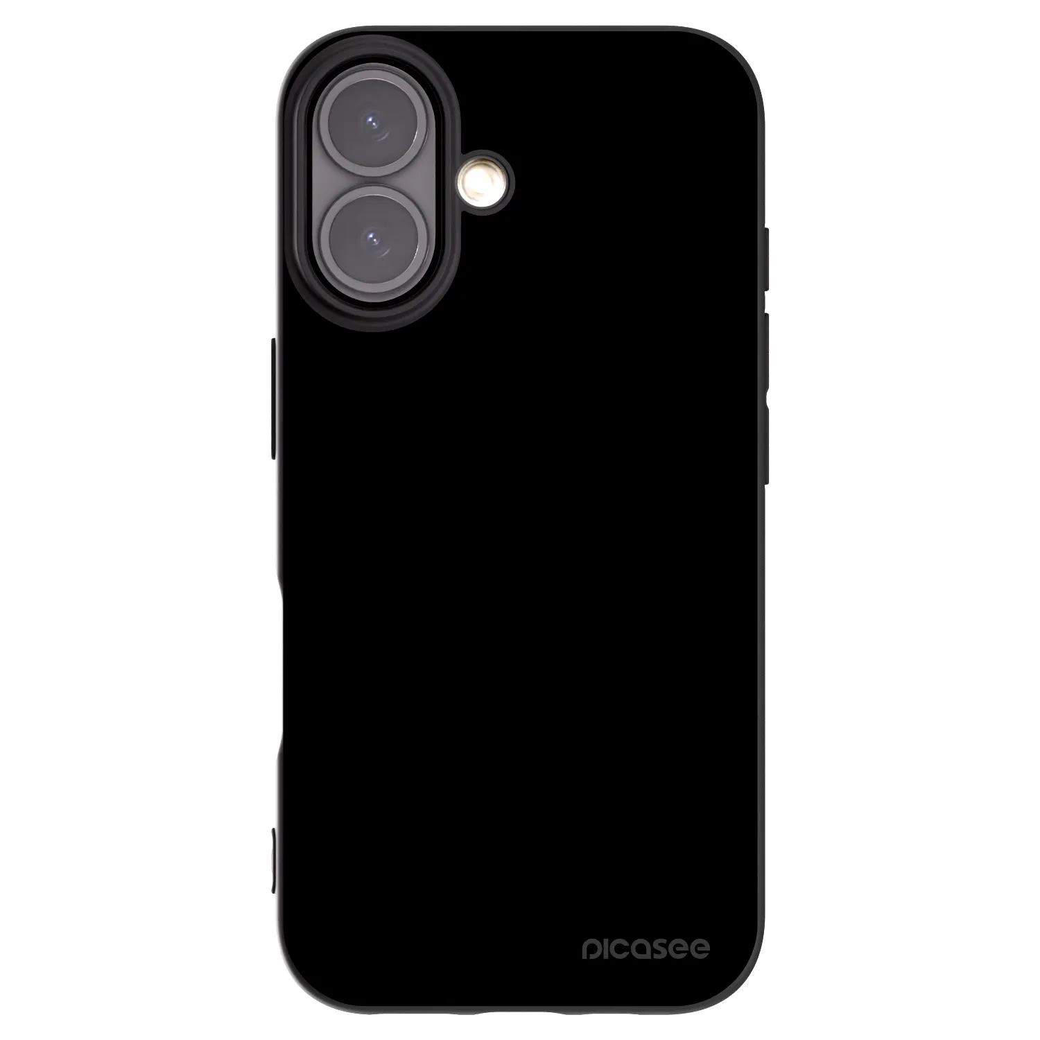Picasee crna silikonska maskica za Apple iPhone 16 - Black Bliss