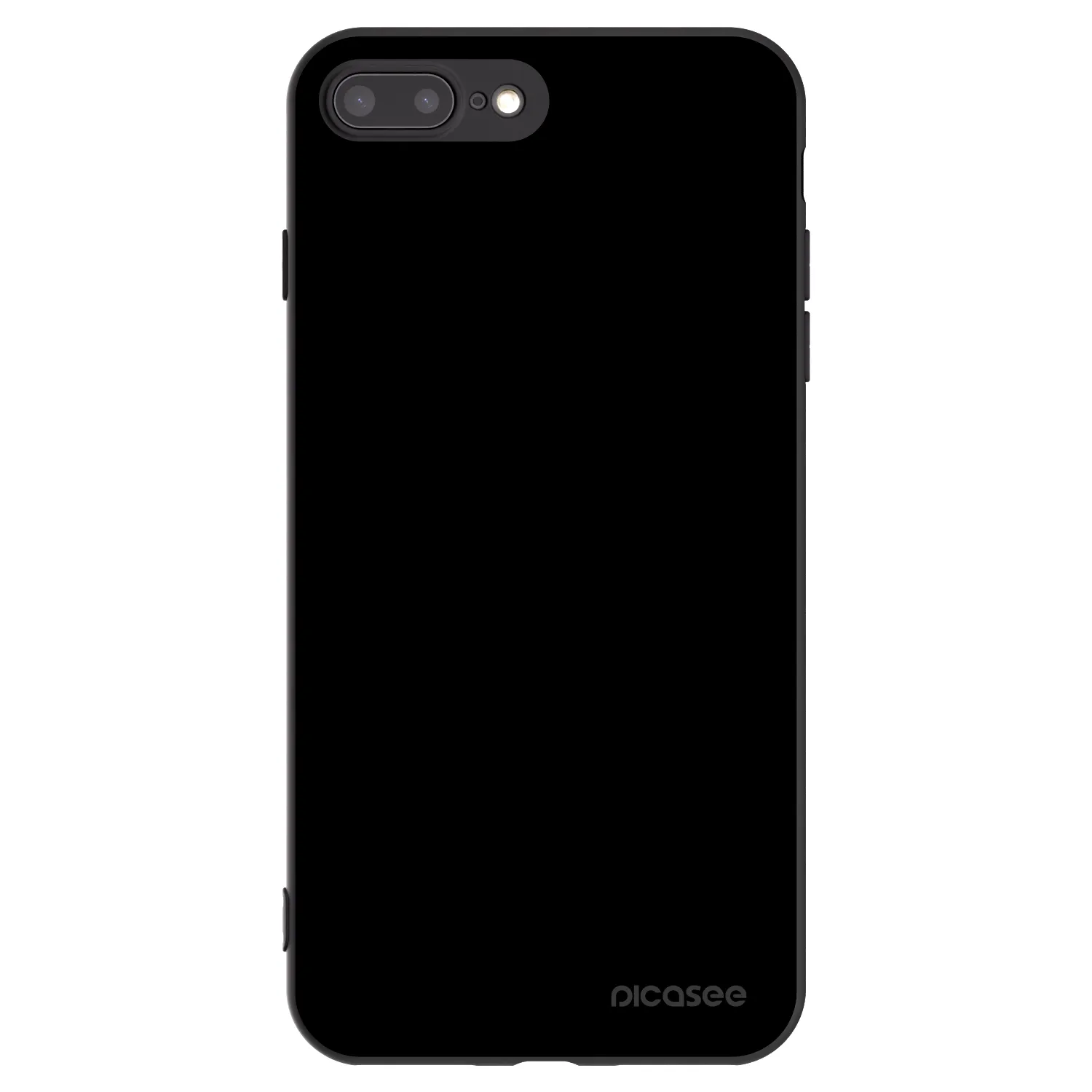 Picasee crna silikonska maskica za Apple iPhone 7 Plus - Black Bliss