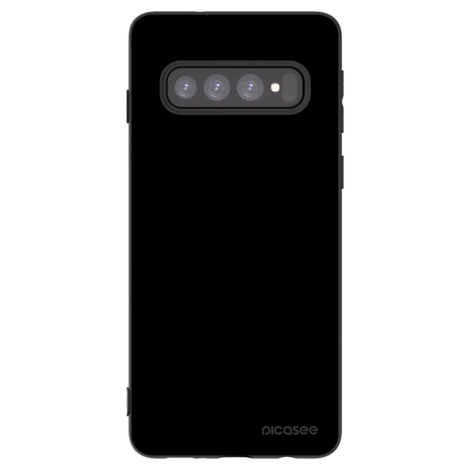Picasee crna silikonska maskica za Samsung Galaxy S10 G973 - Black Bliss