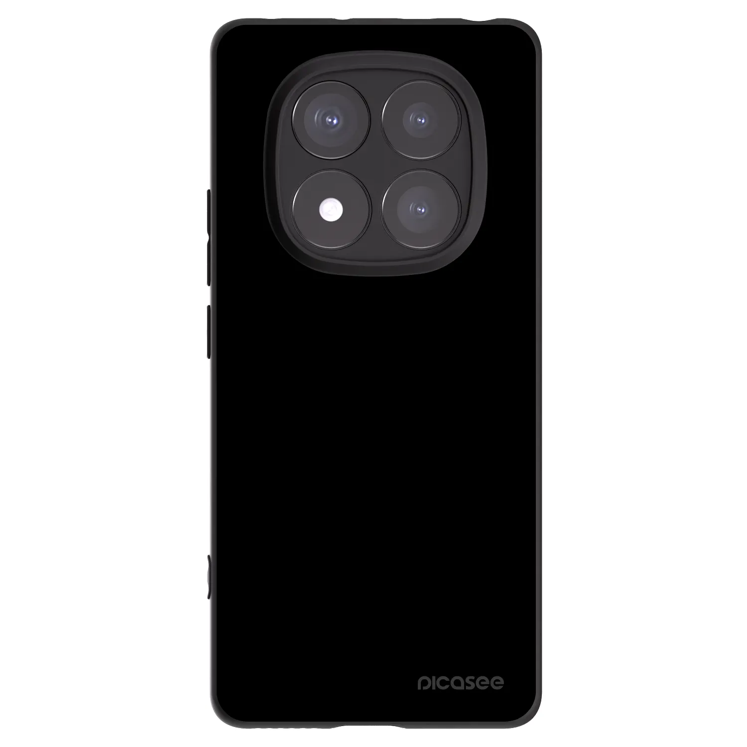 Picasee crna silikonska maskica za Xiaomi Redmi Note 14 Pro+ 5G - Black Bliss
