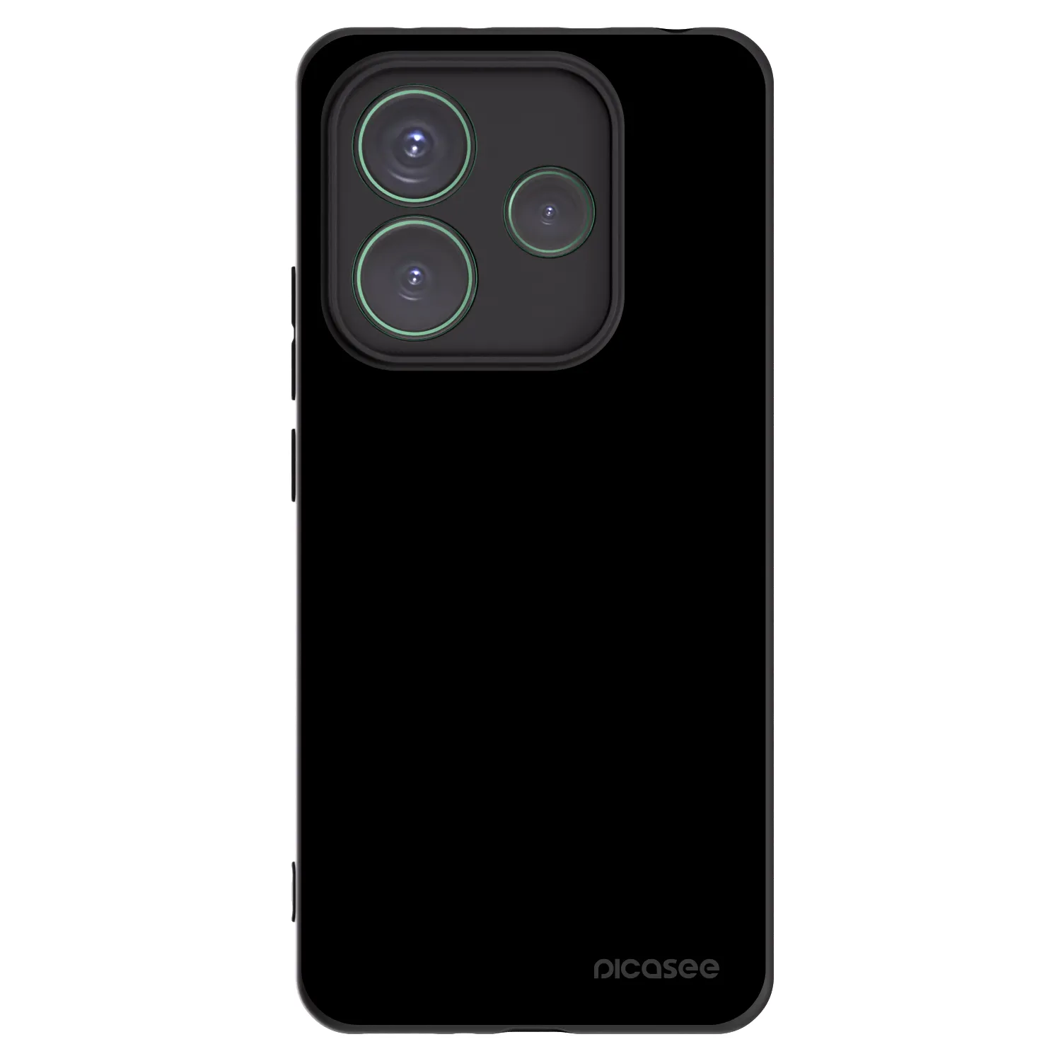 Picasee crna silikonska maskica za Xiaomi Redmi Note 14 5G - Black Bliss
