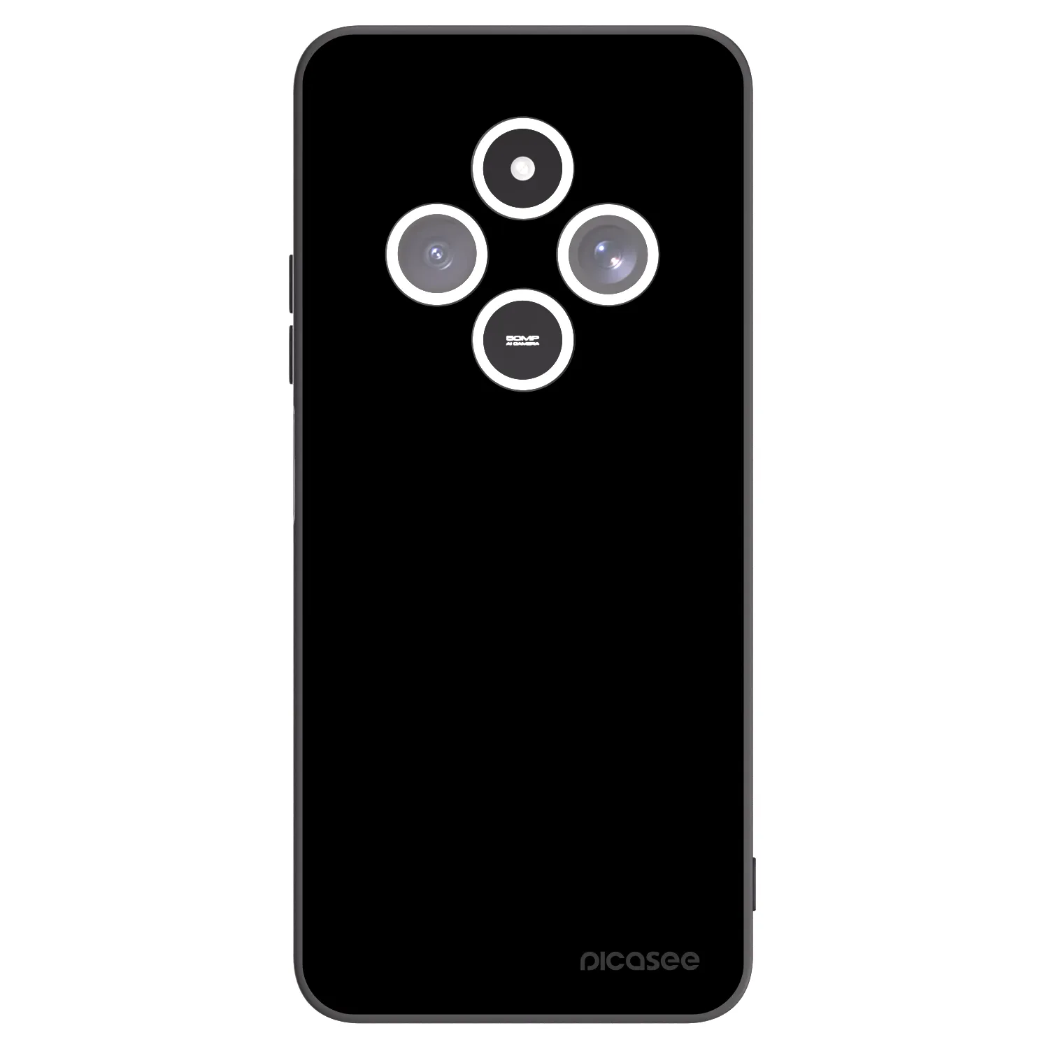 Picasee crna silikonska maskica za Xiaomi Redmi 14C - Black Bliss