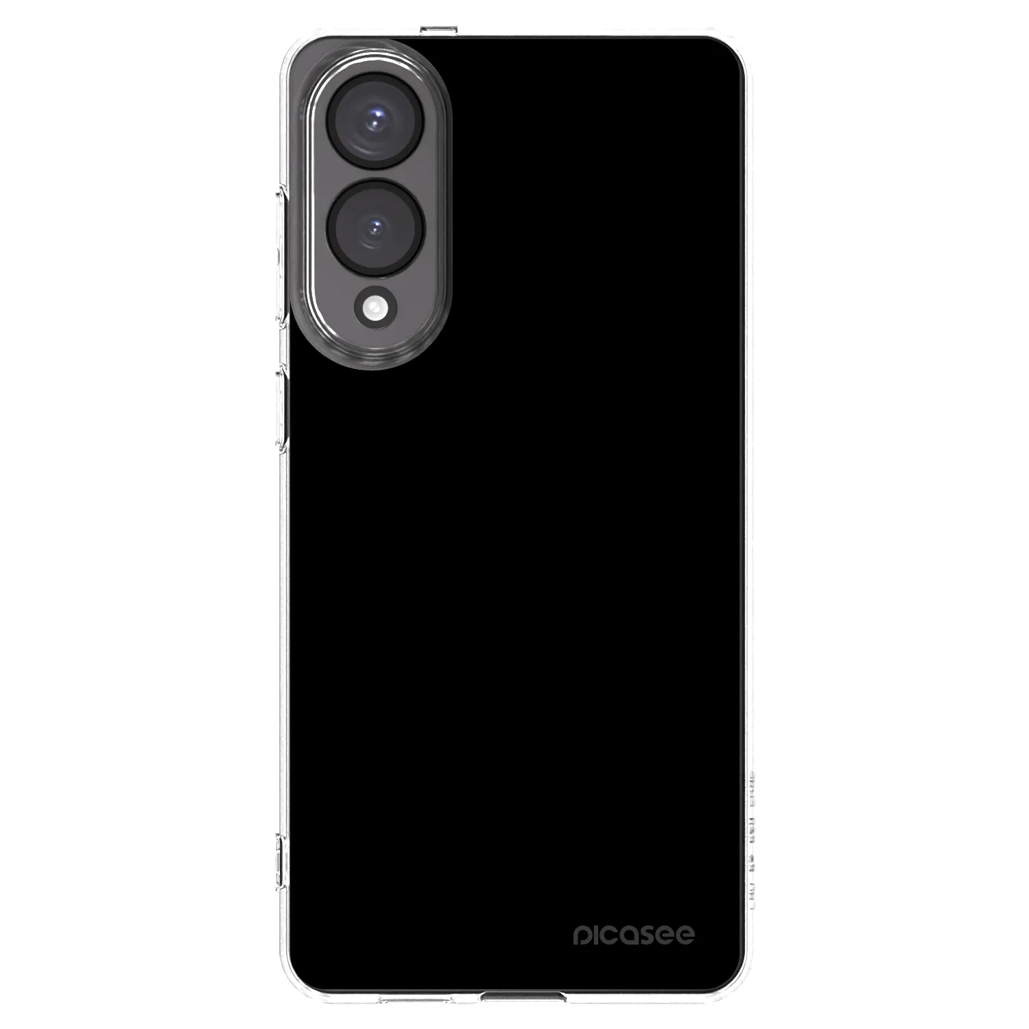 Picasee silikonska prozirna maskica za Samsung Galaxy S25 Edge 5G - Black Bliss