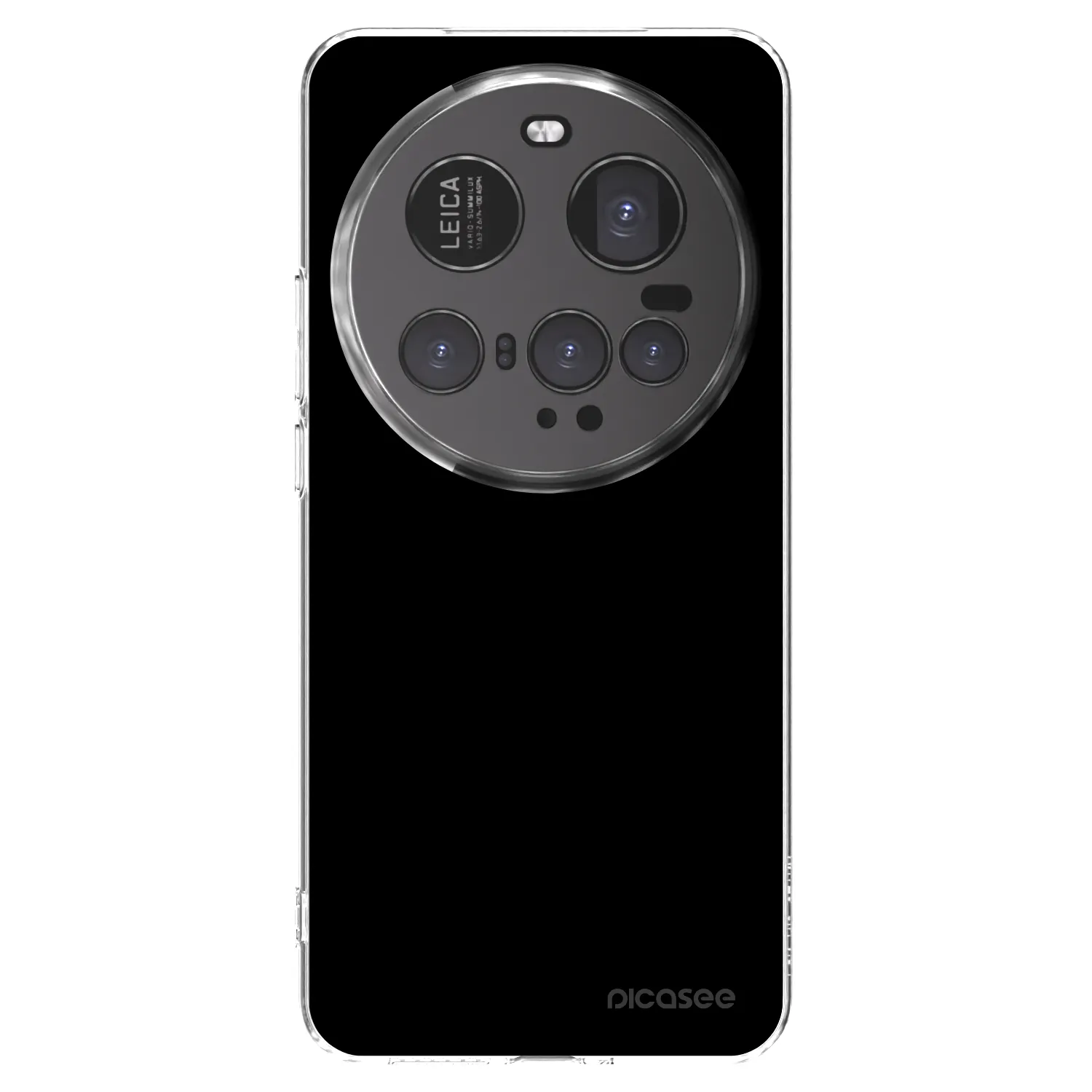 Picasee silikonska prozirna maskica za Xiaomi 15 Ultra - Black Bliss