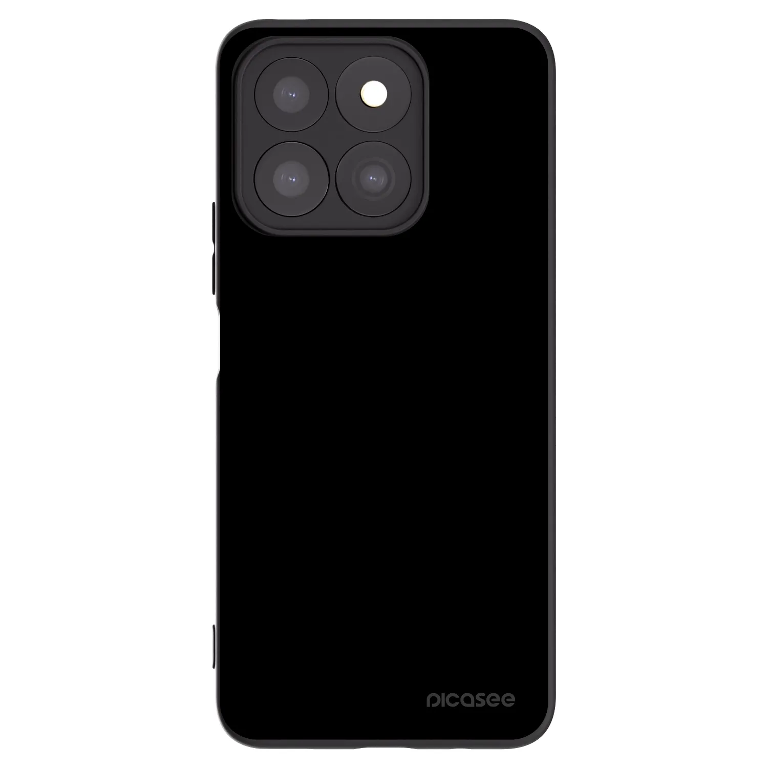 Picasee crna silikonska maskica za Honor X8c - Black Bliss