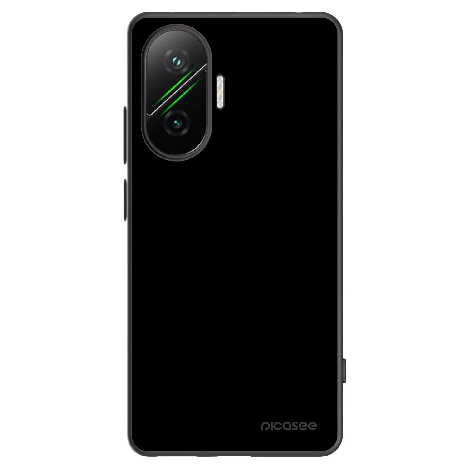 Picasee crna silikonska maskica za Xiaomi Poco F7 5G - Black Bliss