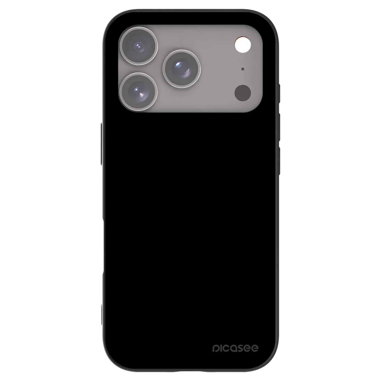 Picasee crna silikonska maskica za Apple iPhone 17 Pro - Black Bliss