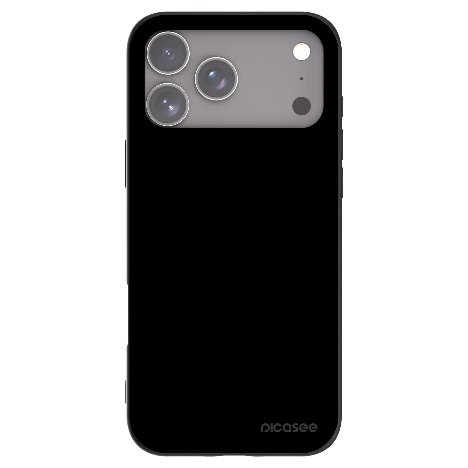 Picasee crna silikonska maskica za Apple iPhone 17 Pro Max - Black Bliss