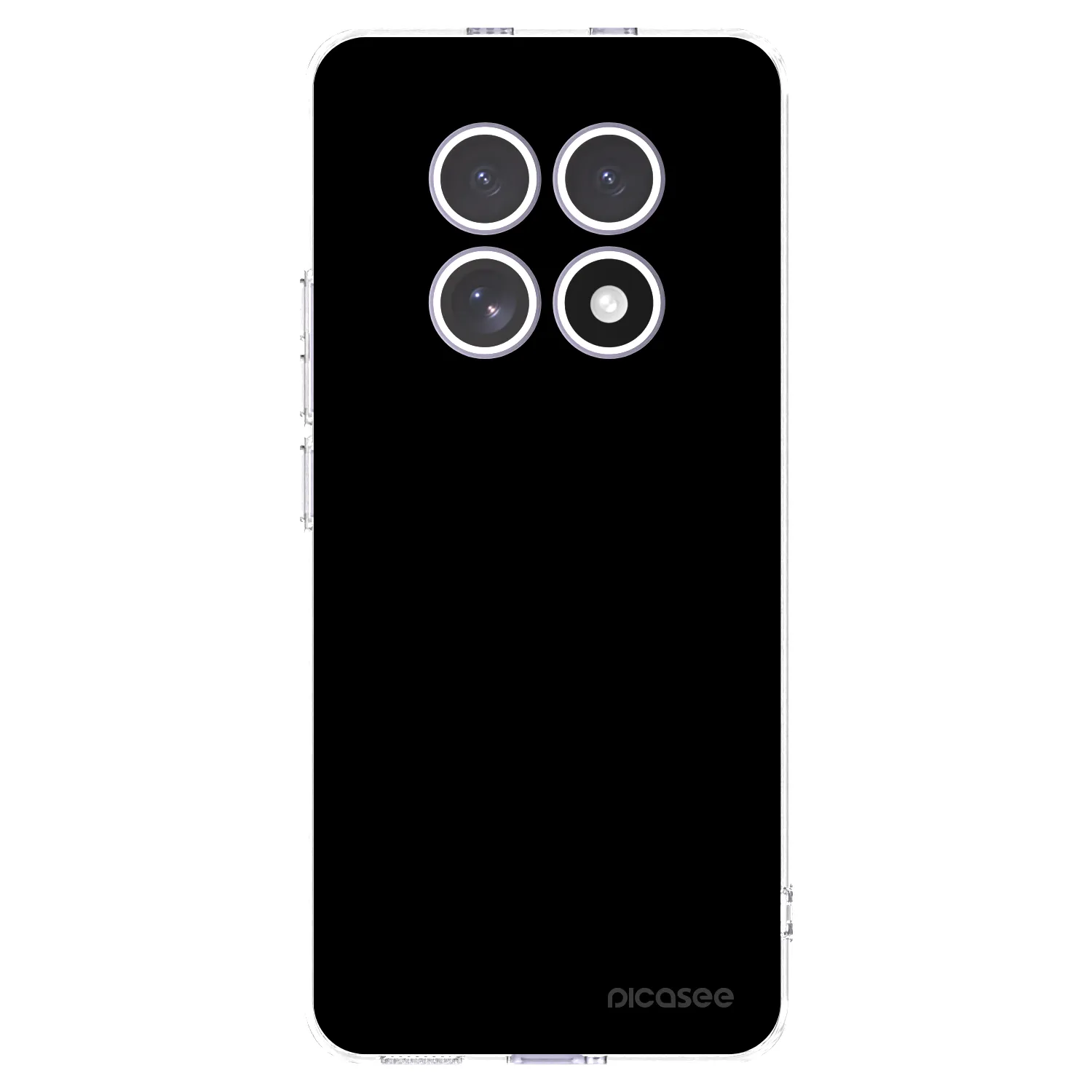 Picasee silikonska prozirna maskica za Xiaomi Redmi Note 15 - Black Bliss