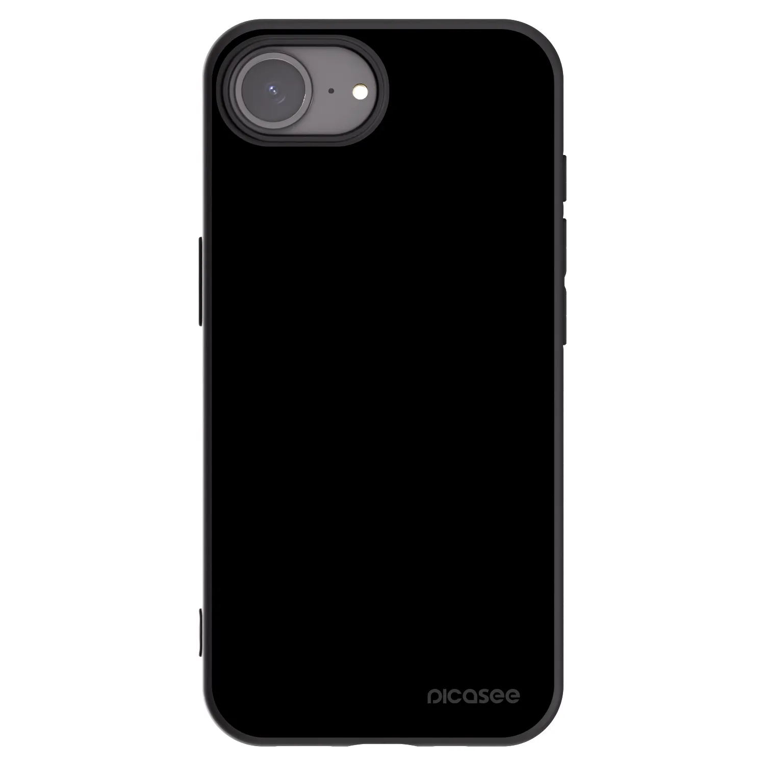 Picasee crna silikonska maskica za Apple iPhone 17e - Black Bliss