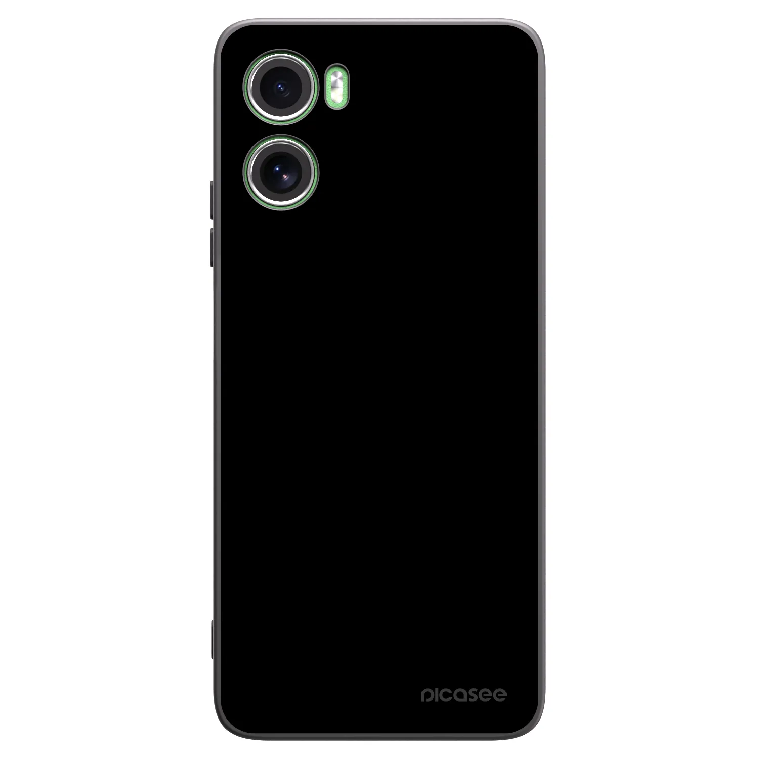 Picasee crna silikonska maskica za Motorola Moto G06 - Black Bliss