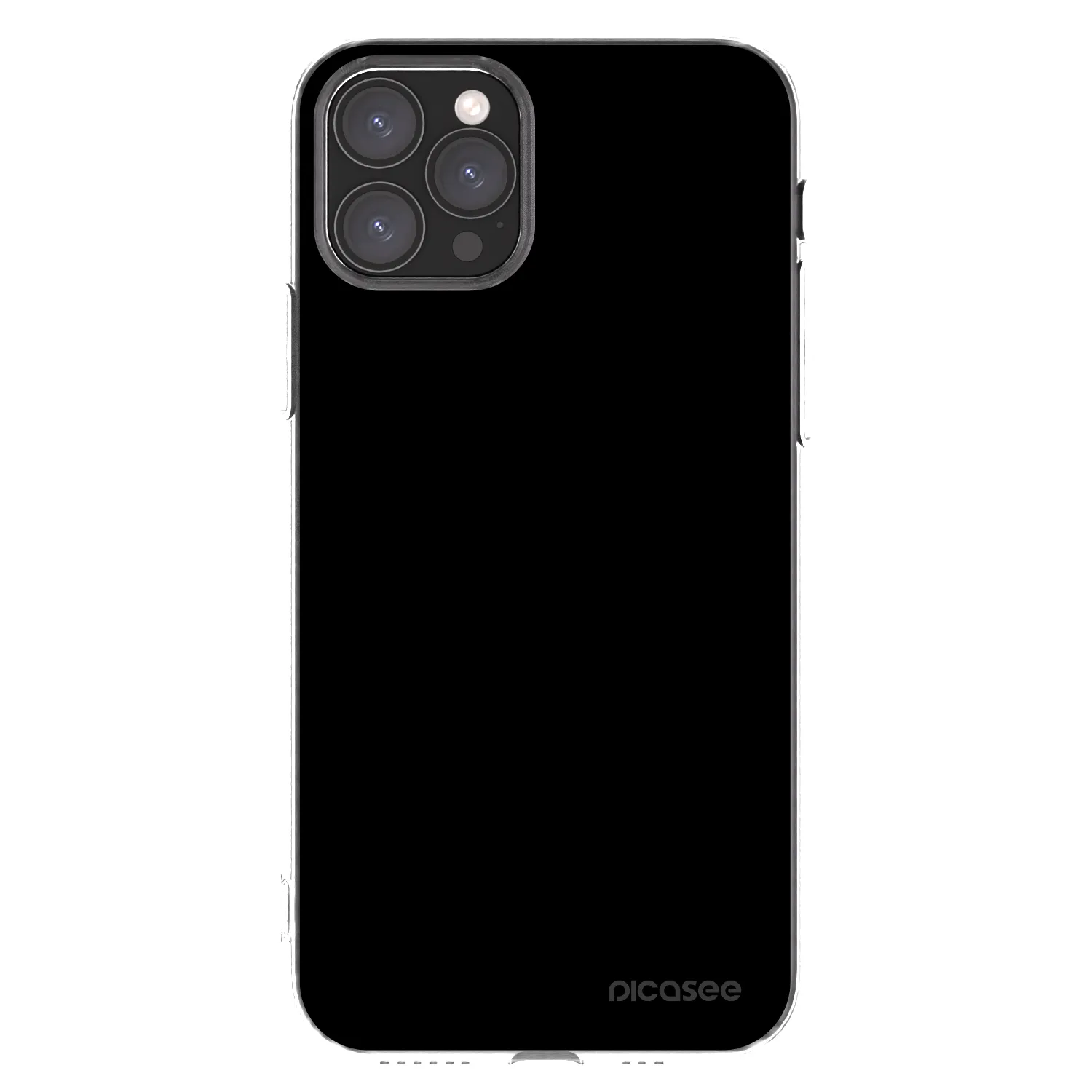 Picasee silikonska prozirna maskica za Apple iPhone 11 Pro - Black Bliss