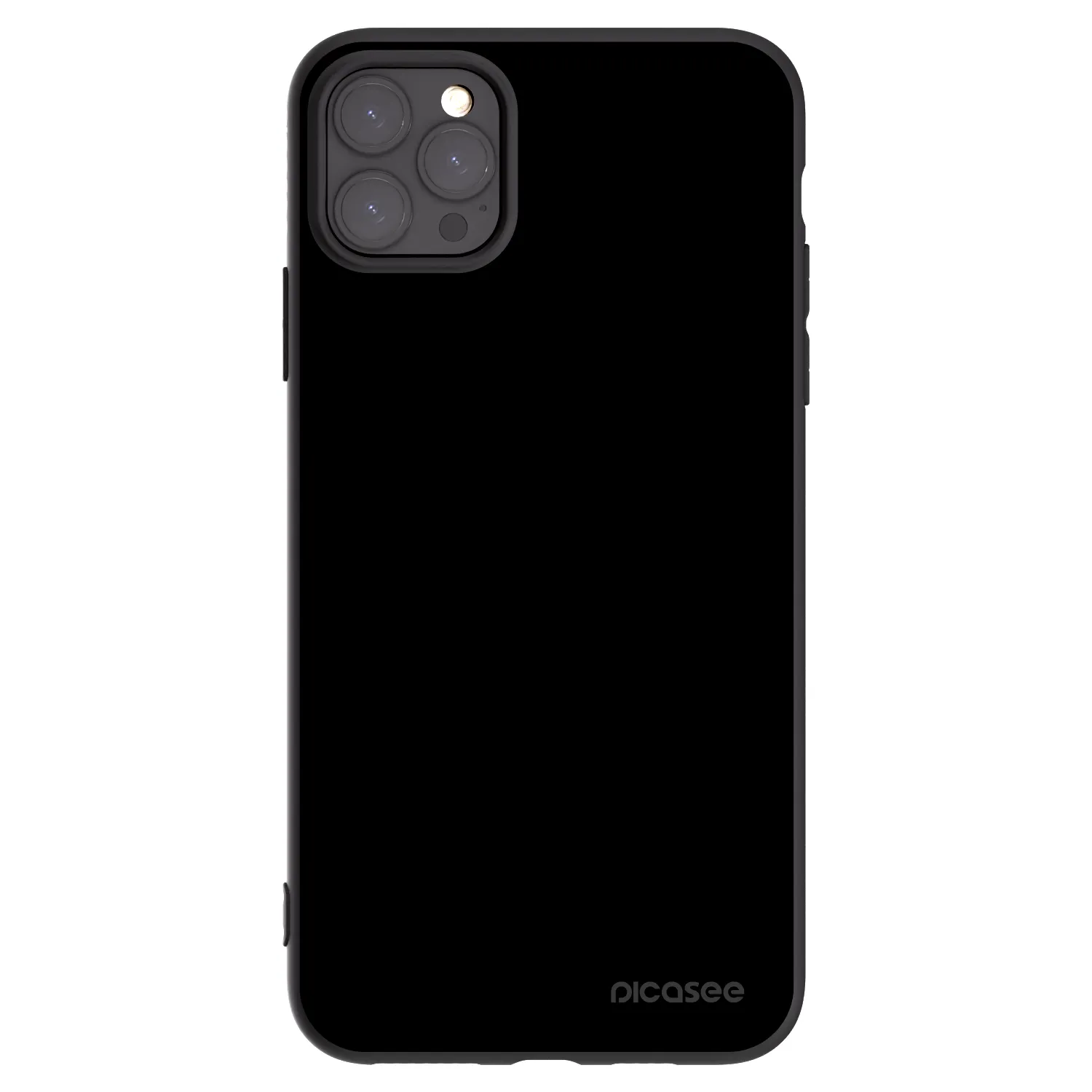 Picasee crna silikonska maskica za Apple iPhone 11 Pro Max - Black Bliss