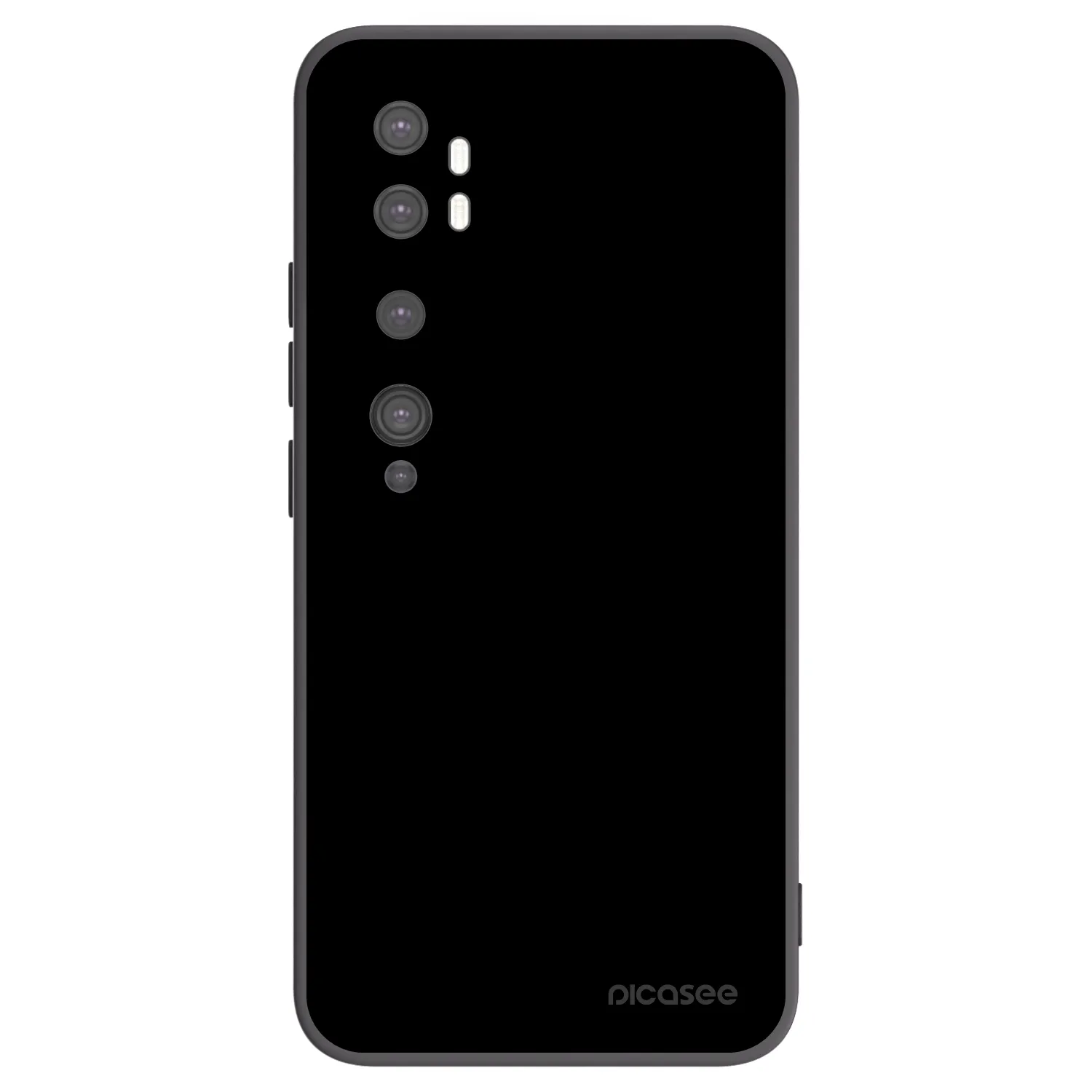 Picasee crna silikonska maskica za Xiaomi Mi Note 10 (Pro) - Black Bliss