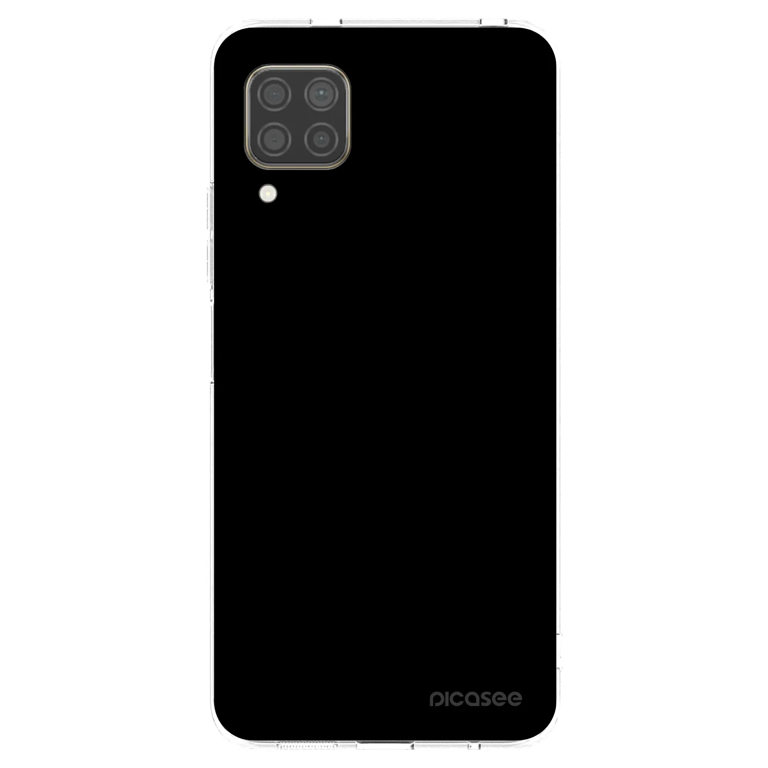 Picasee silikonska prozirna maskica za Huawei P40 Lite - Black Bliss