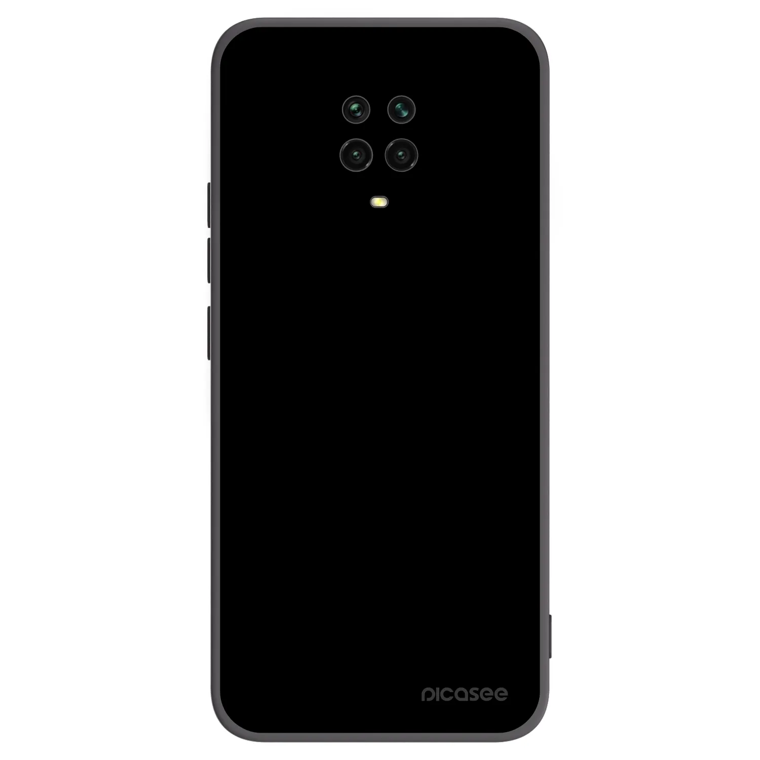 Picasee crna silikonska maskica za Xiaomi Redmi Note 9 Pro - Black Bliss