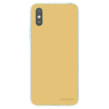 Picasee silikonska prozirna maskica za Xiaomi Redmi 9A - Canary Crystal