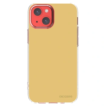 Picasee silikonska prozirna maskica za Apple iPhone 13 mini - Canary Crystal