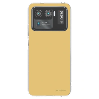 Picasee silikonska prozirna maskica za Xiaomi Mi 11 Ultra - Canary Crystal