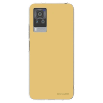 Picasee silikonska prozirna maskica za Vivo X60 Pro 5G - Canary Crystal