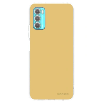 Picasee silikonska prozirna maskica za Motorola Moto G60 - Canary Crystal