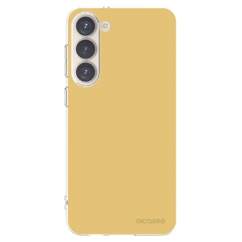 Picasee silikonska prozirna maskica za Samsung Galaxy S23+ 5G - Canary Crystal