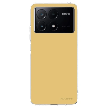 Picasee silikonska prozirna maskica za Xiaomi Poco X6 Pro - Canary Crystal