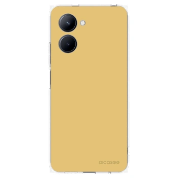 Picasee silikonska prozirna maskica za Realme C33 (2023) - Canary Crystal