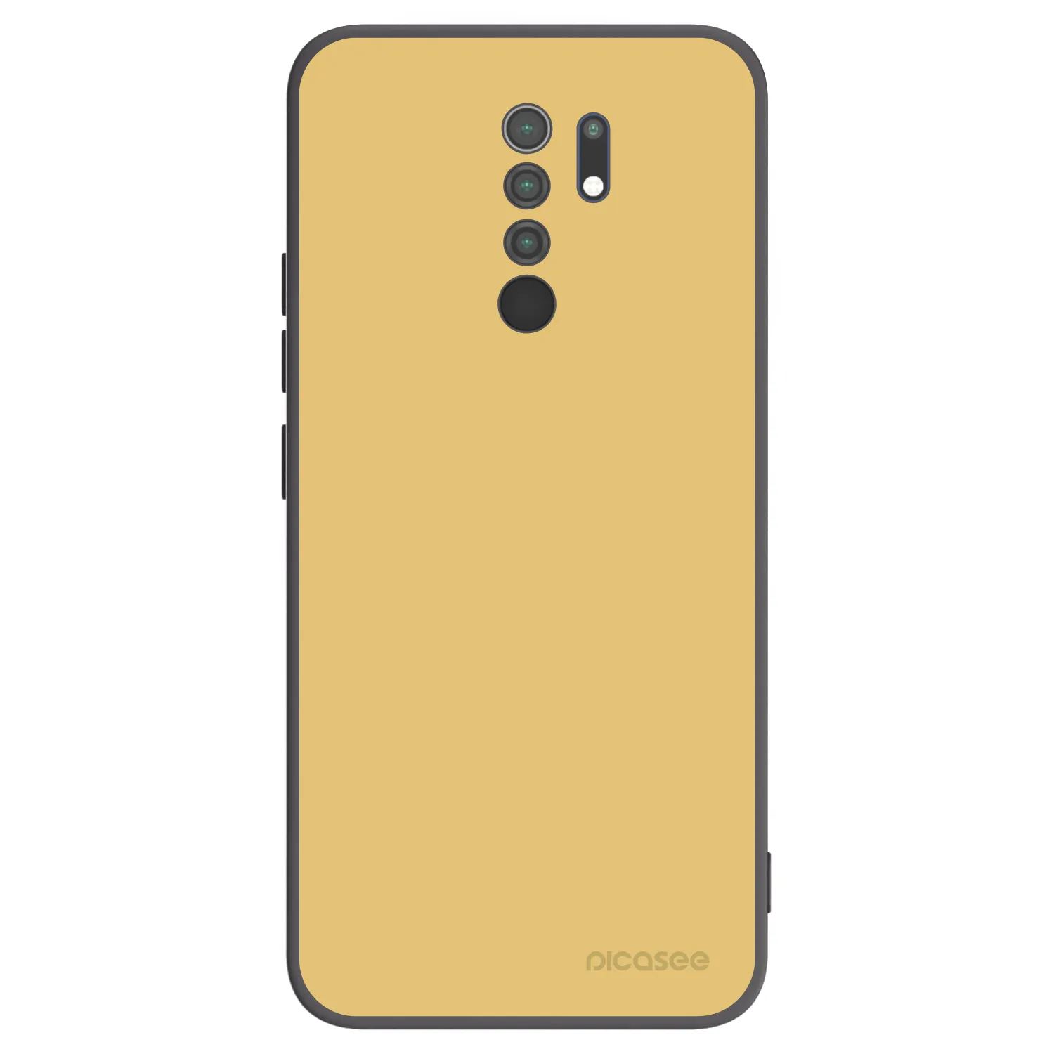 Picasee crna silikonska maskica za Xiaomi Redmi 9 - Canary Crystal