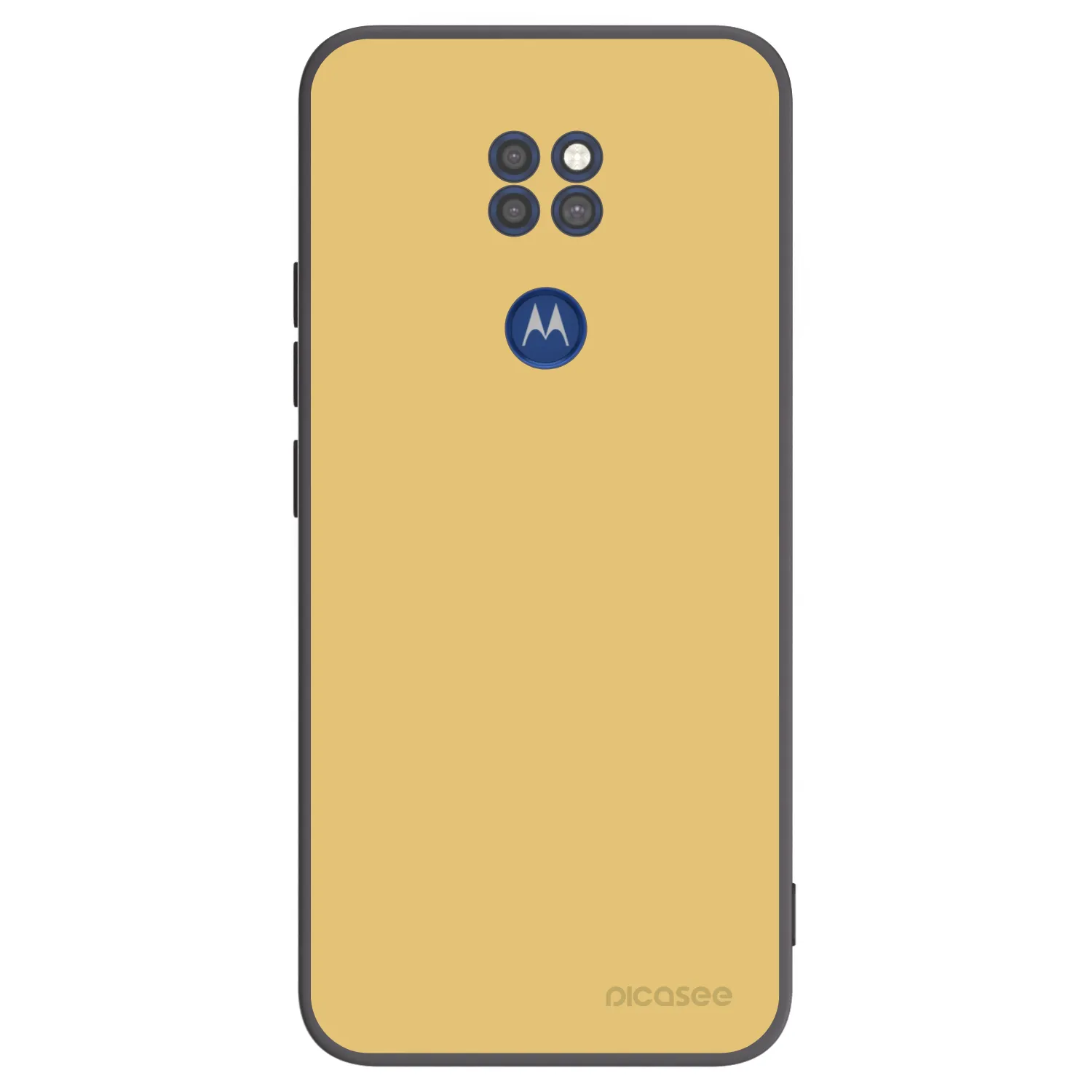 Picasee crna silikonska maskica za Motorola Moto G9 Play - Canary Crystal
