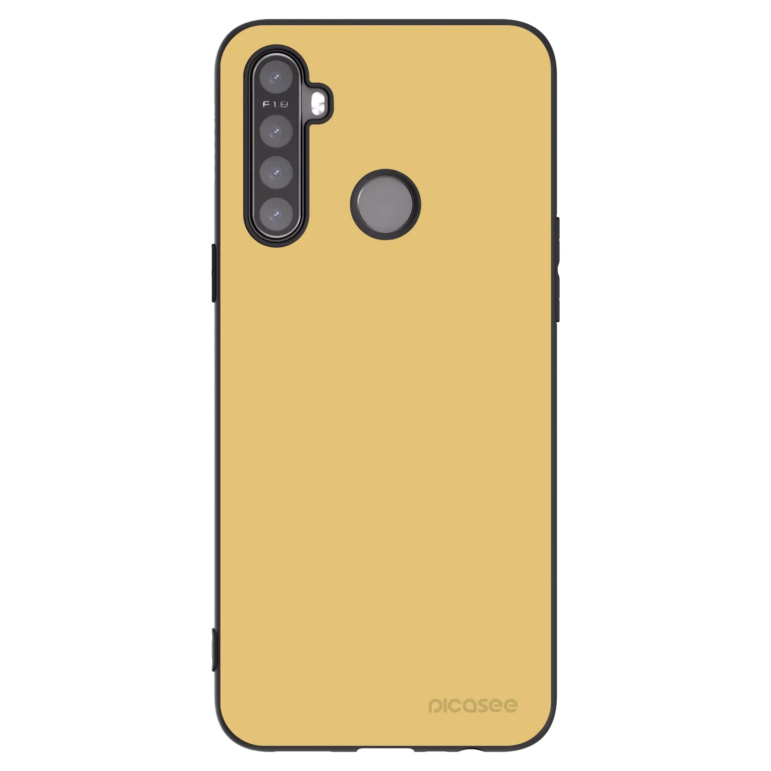 Picasee crna silikonska maskica za Realme 6i - Canary Crystal