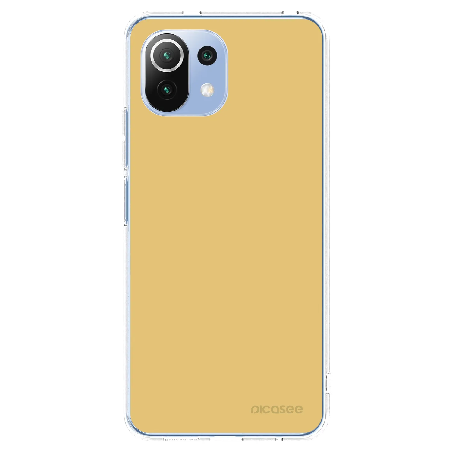 Picasee silikonska prozirna maskica za Xiaomi Mi 11 Lite - Canary Crystal